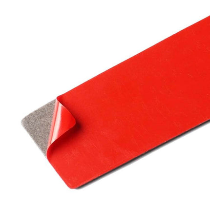 Carbon Fiber Headlight Switch Decorative Sticker for Honda Civic 2016-2019 – red adhesive backing detail