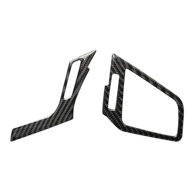 Carbon Fiber Right and Left Air Outlet Sticker for Honda Civic 2016-2019, carbon fiber vent trim set for dashboard