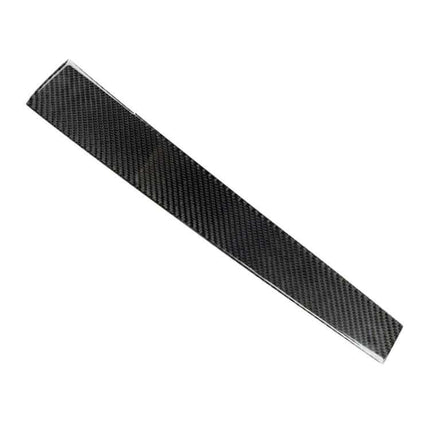 Carbon Fiber Decorative Sticker for Honda Civic Central Control 2016-2019 - black carbon fiber dashboard trim strip