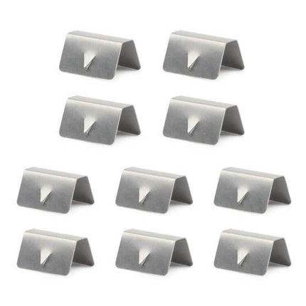 Car Windshield Clip For Heko G3 Deflector Channel Set Of 10 stainless steel clips arranged in set for windshield installation