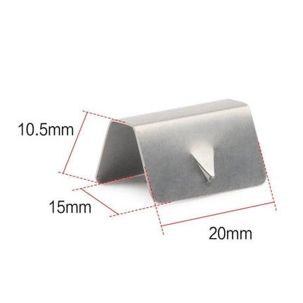 Car Windshield Clip For Heko G3 Deflector Channel Set Of 10 stainless steel 10-piece clip with 20x15x10.5mm dimensions for secure window fit