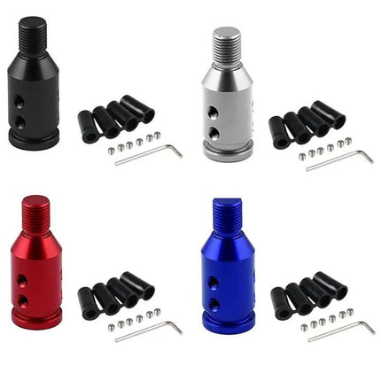 Aluminum Adapter for Car Gear Shift Knobs, 12x1.25 Thread