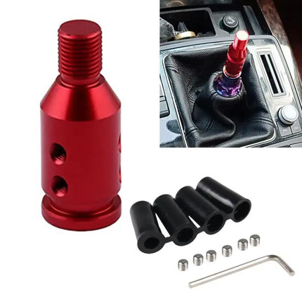 Aluminum Adapter for Car Gear Shift Knobs, 12x1.25 Thread | Syndmart