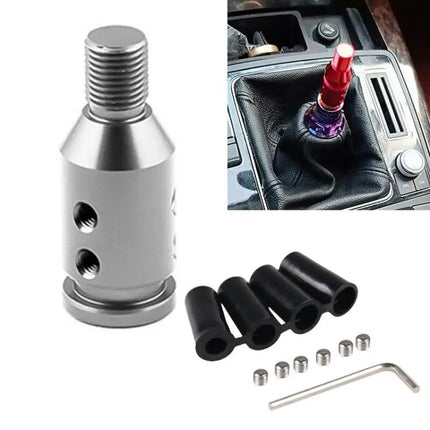Aluminum Adapter for Car Gear Shift Knobs, 12x1.25 Thread | Syndmart