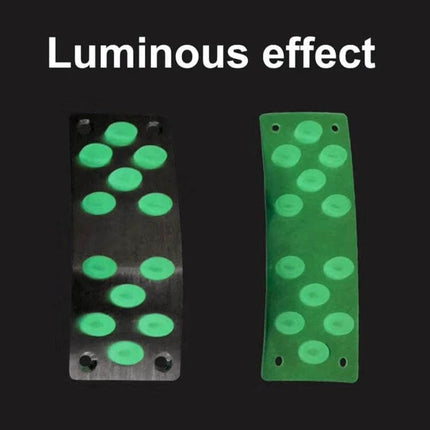 3 In 1 Luminous Non-Slip Car Pedal Set For Safer Driving glowing green silicone grip and aluminum alloy luminous effect for night visibility