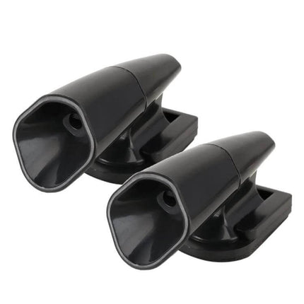 Deer Alert Ultrasonic Wind Powered Animal Repeller for Vehicles compact black wind‑driven whistles mounted on vehicle preventing animal collisions