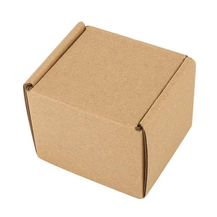 Deer Alert Ultrasonic Wind Powered Animal Repeller for Vehicles packaged in plain brown shipping box, compact wind-driven whistle for cars and motorcycles