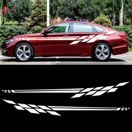 Plaid Car Decorative Sticker for Vehicle Styling, 350 x 25cm