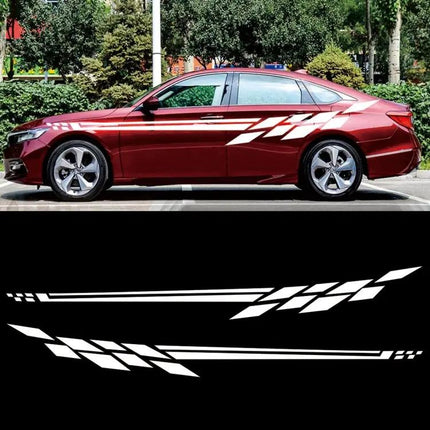 Plaid Car Decorative Sticker for Vehicle Styling, 350 x 25cm | Syndmart