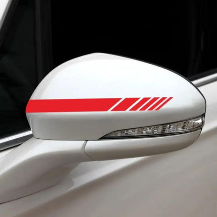 Car Hood and Side Stripe Decorative Stickers, 5-Piece PVC Set | Syndmart