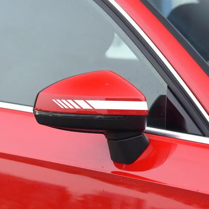Car Hood and Side Stripe Decorative Stickers, 5-Piece PVC Set