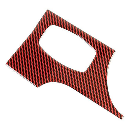 Carbon Fiber Decorative Sticker for Ford Mustang Headlight Switch - red carbon fiber dashboard trim accent
