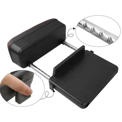 Universal Car Armrest Cushion with PU Leather and Storage