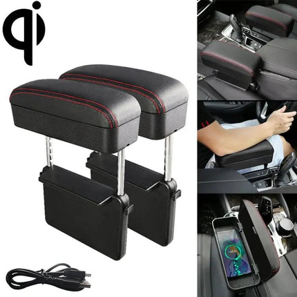 Comfortable PU Leather Car Armrest Cushion with Storage Box