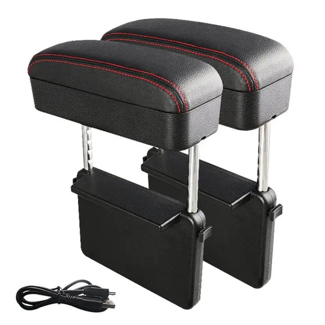 Comfortable PU Leather Car Armrest Cushion with Storage Box