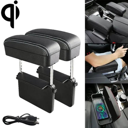 Comfortable PU Leather Car Armrest Cushion with Storage Box