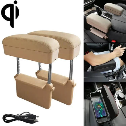 Comfortable PU Leather Car Armrest Cushion with Storage Box