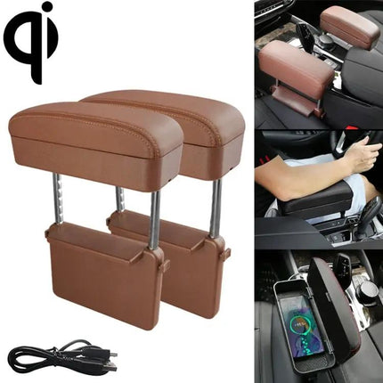 Comfortable PU Leather Car Armrest Cushion with Storage Box