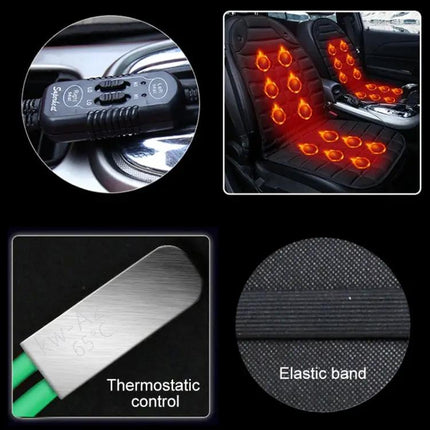 Warm Double Seat Car Heater Cushion for Winter Use | Syndmart