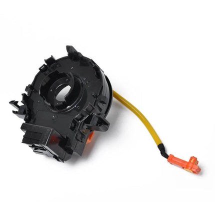 Clock Spring For Corolla And Yaris Steering Wheel Replacement - black circular clock spring with yellow airbag connector