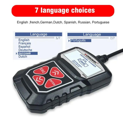 Konnwei OBD2 Diagnostic Tool for Daily Car Maintenance