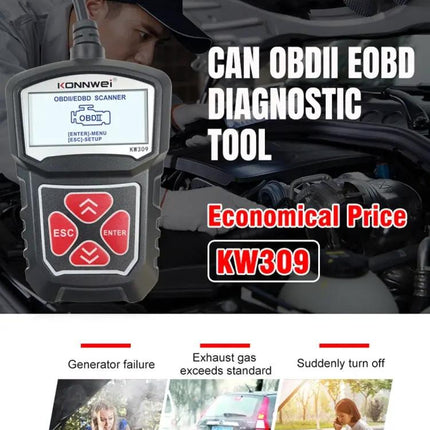 Konnwei OBD2 Diagnostic Tool for Daily Car Maintenance