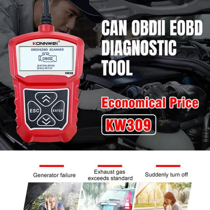 Konnwei OBD2 Diagnostic Tool for Daily Car Maintenance