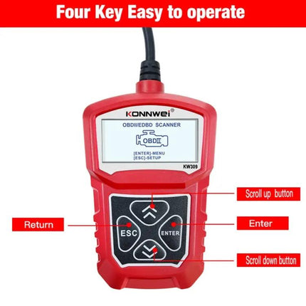 Konnwei OBD2 Diagnostic Tool for Daily Car Maintenance