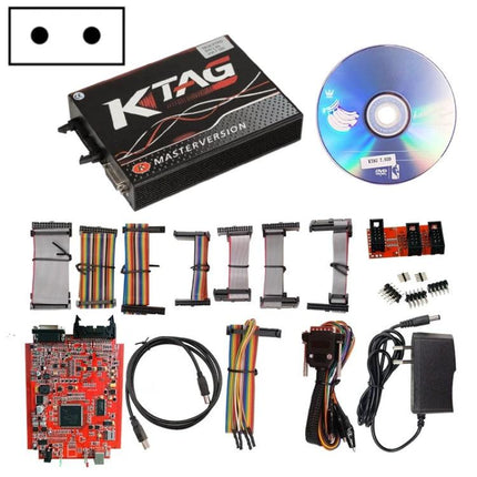 KTAG Tool for Everyday Vehicle Diagnostics and Repairs - compact ECU programming kit with cables, board, CD for home car and bike troubleshooting
