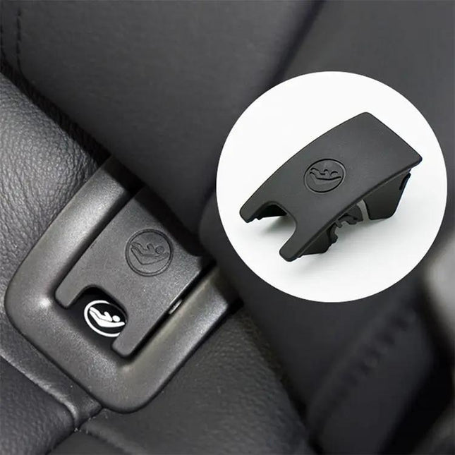 Rear Child Seat Isofix Cover for Audi A6 2013-2018 in Grey