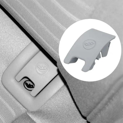 Rear Child Seat Isofix Cover for Audi A6 2013-2018 in Grey