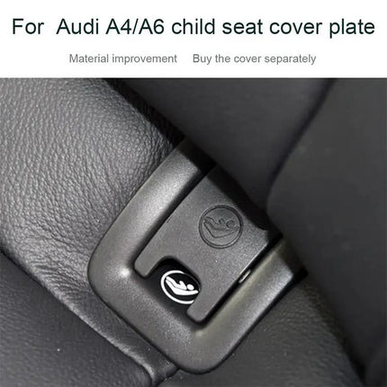 Rear Child Seat Isofix Cover for Audi A6 2013-2018 in Grey