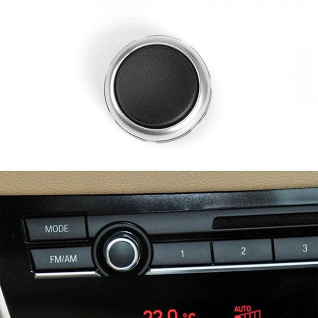 Car Radio Volume Knob For BMW Cars Simple Everyday Use - replacement ABS+PC knob restores grip and easy control