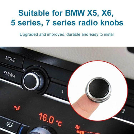 Car Radio Volume Knob For BMW F15 Replacement Direct Fit - direct-fit ABS+PC replacement knob for BMW X5 X6 5/7 series dashboards