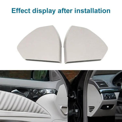 Left Front Door Trim Panel Plastic Cover For Mercedes E Class Black | Syndmart