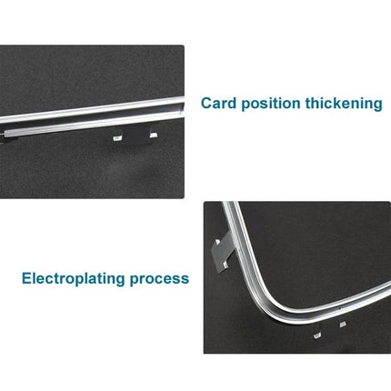 Cup Holder Electroplating Decorative Frame for Mercedes-Benz C Class W205 showing electroplating finish and card position thickening detail