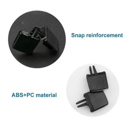 Car Air Conditioning Exhaust Switch Paddle For Land Rover Freelander 2 - black ABS+PC replacement paddle showing snap reinforcement and dual-piece design
