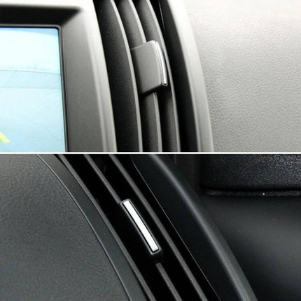 Car Air Conditioning Exhaust Switch Paddle For Land Rover Freelander 2 installed on dashboard vent, replacement paddle for A/C exhaust control