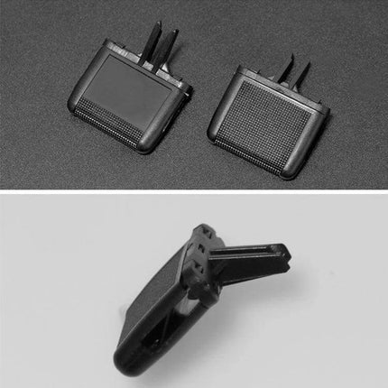 Prado AC Switch Paddle Replacement Black Interior Use - pair of black HVAC control paddles for Toyota Prado climate control, easy DIY swap