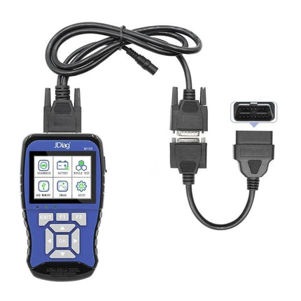 JDiag Tool for Everyday Motorcycle Maintenance and Diagnostics handheld diagnostic device with cables compatible with major brands