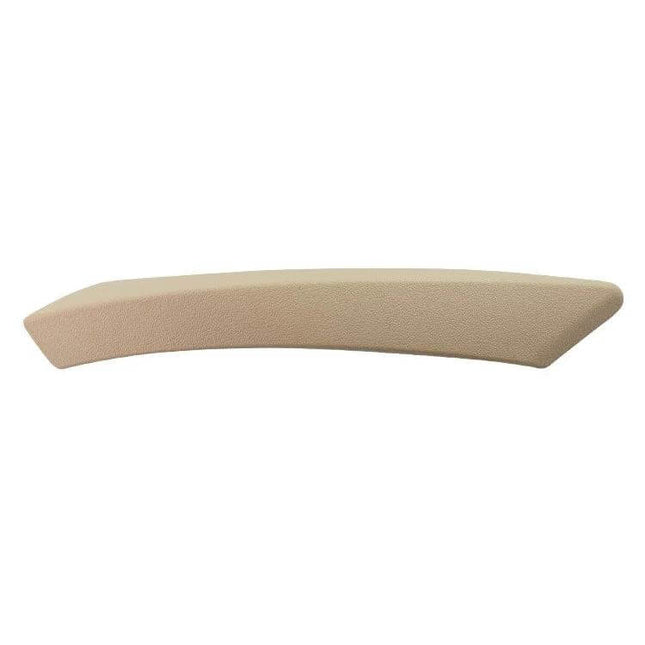 BMW Z4 Inside Door Handle Trim Cover Right Side Replacement beige right-side interior door trim cover with smooth textured finish