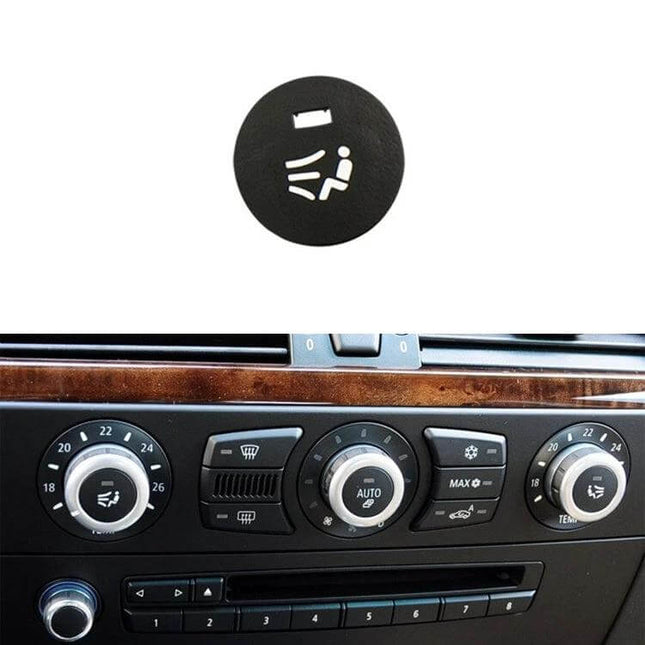 Car AC Panel Button Left Side Replacement Exact Fit - OEM-style left AC control button for BMW E60, ABS/PC durable replacement
