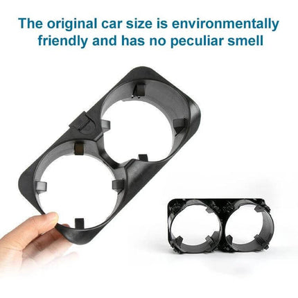 Left-Hand Drive Mercedes-Benz S-Class Water Cup Holder for 2006-2009 Models - black dual center console cup holder replacement, spill‑resistant