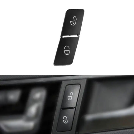 Mercedes-Benz Right Side Door Lock Switch Button Black