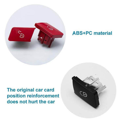 Mercedes-Benz Right Side Door Lock Switch Button Black - OEM-fit ABS+PC replacement lock button, installs with original connector