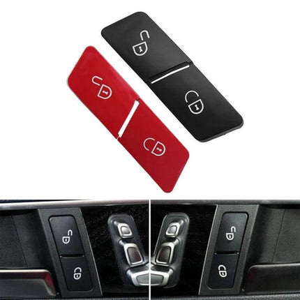 Left Door Lock Switch Buttons Black Direct Replacement - Mercedes driver-side left door lock switch cover, black fit plug-compatible