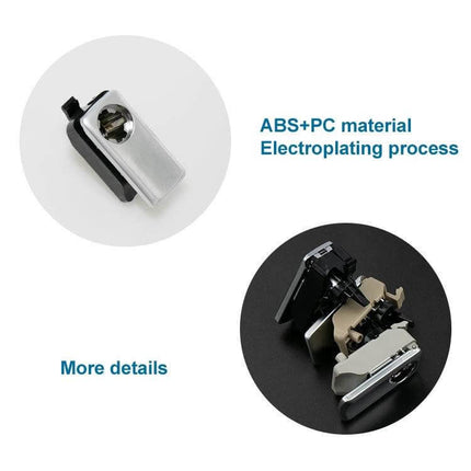 Car Glove Box Handle Switch For Mercedes-Benz Left-Hand Drive chrome ABS+PC replacement switch showing electroplated finish and internal components