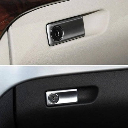 Car Glove Box Handle Switch For Mercedes-Benz Left-Hand Drive stainless look ABS handle replacement for W166 W292 glove box