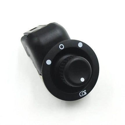 Mirror Control Switch Knob For Renault Vehicle Replacement Part - black plastic mirror adjustment knob, OEM-style replacement