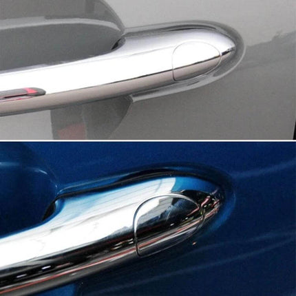 Door Handle Covering Cap For BMW Mini Left Driving — chrome ABS+PC replacement cover for left-drive exterior door handle